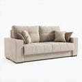 Sofa, 3-osobowa w płaskiej sofie w poliestrze, 220 x 95 x 88 cm