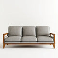 Sofa, 3-osobowa w sofie z poliuretanem syntetycznym i polipropylenowym, 210 x 82 x 86 cm