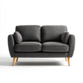 Sofa, Poliester siwowarski 2 siwerseter sofa z litego drewna, 150 × 85 × 85 cm